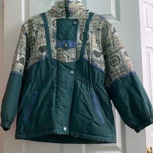 Vintage Green Winter jacket